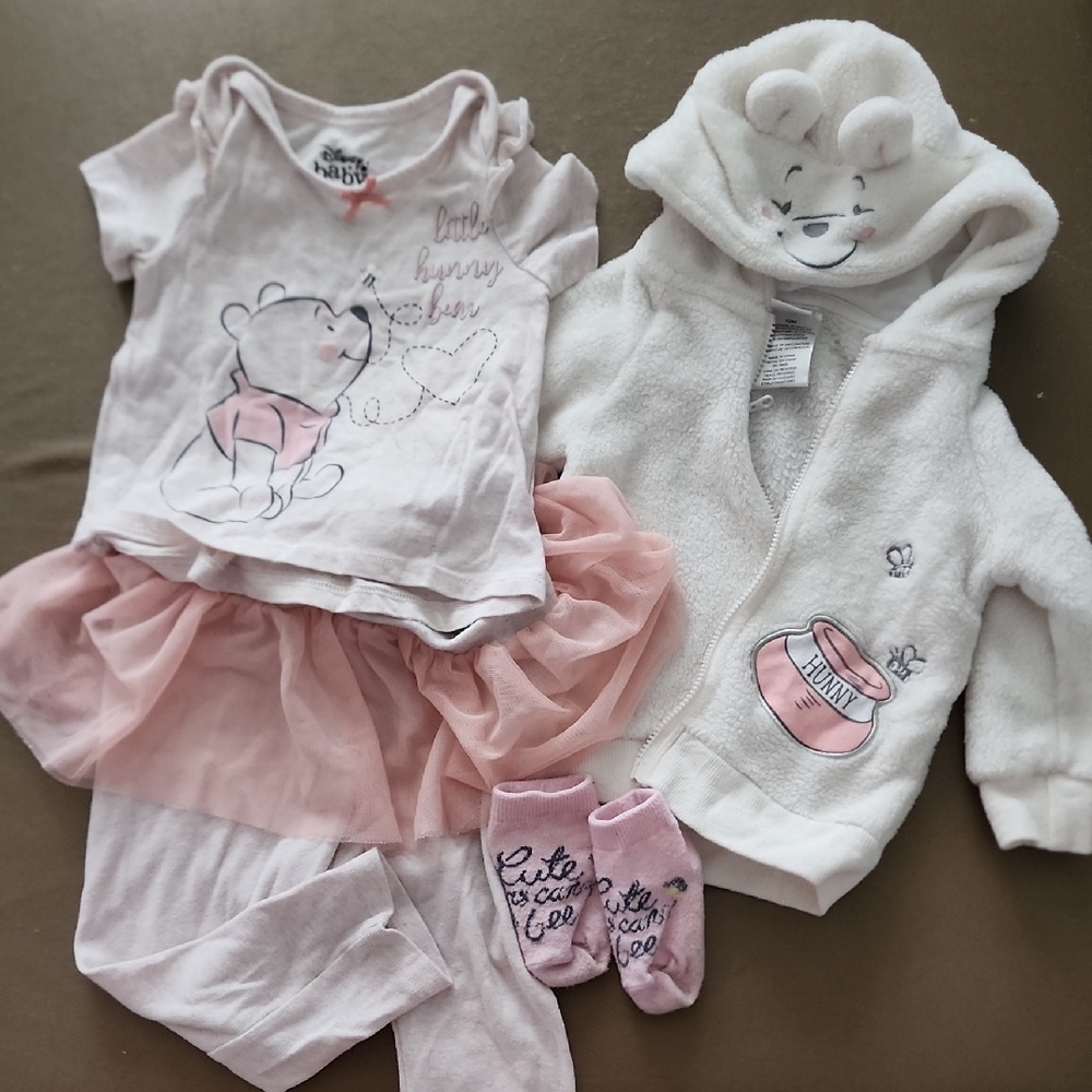 Disney Baby Pink Outfit Set